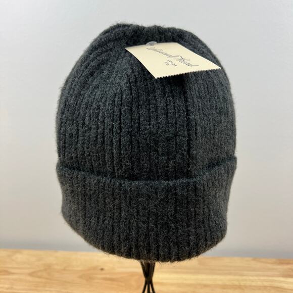 Universal Thread Women's Dark Charcoal Gray Wide Ribbed Winter Hat - NWT - Picture 3 of 8